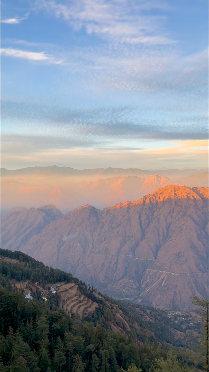 Caught a moment the mountains were breathing….