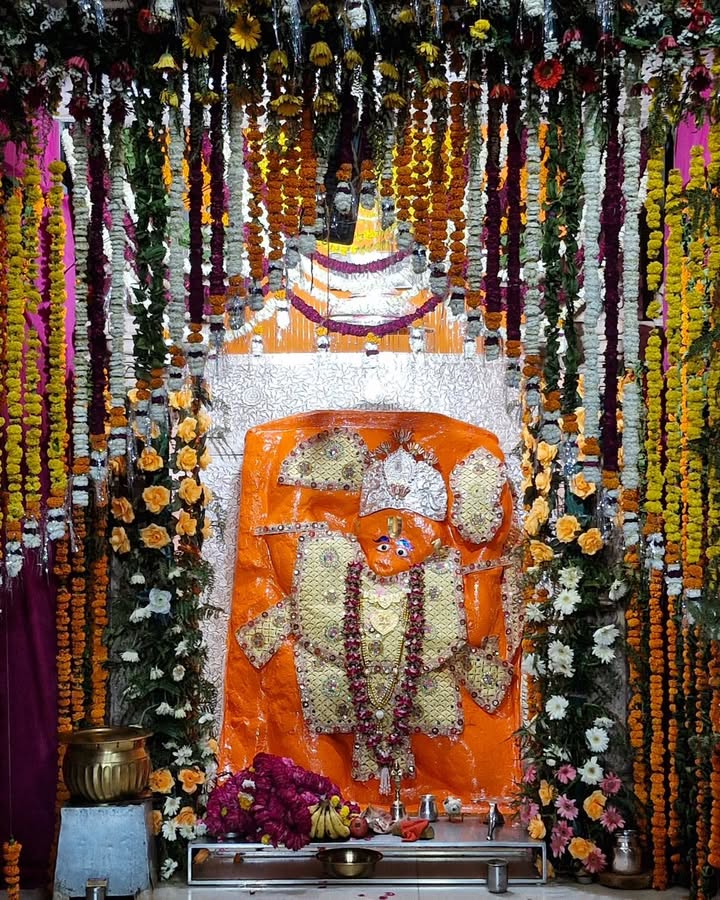 Rudawal Hanuman Temple, Bharatpur – Where Faith Emerged from the Earth .