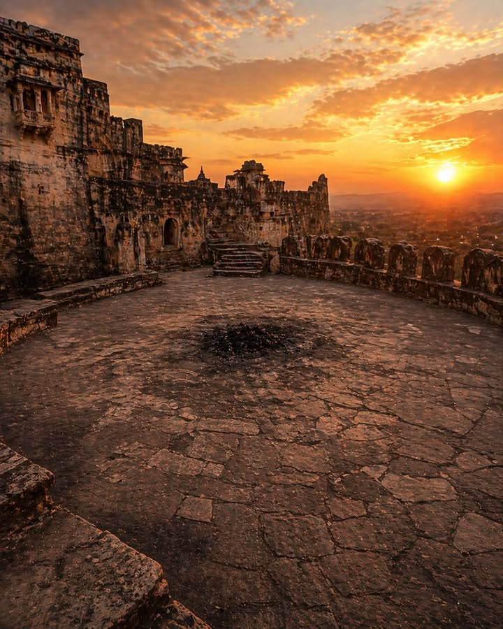The Flames of Honour – Johar Sthal, Chittorgarh Fort, Rajasthan.