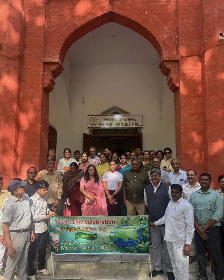 ✦🌺✦ ❃❃ ꧁ StudioDharma at Meerut College – Where Heritage Meets Nature ꧂ ❃❃ ✦🌺✦.