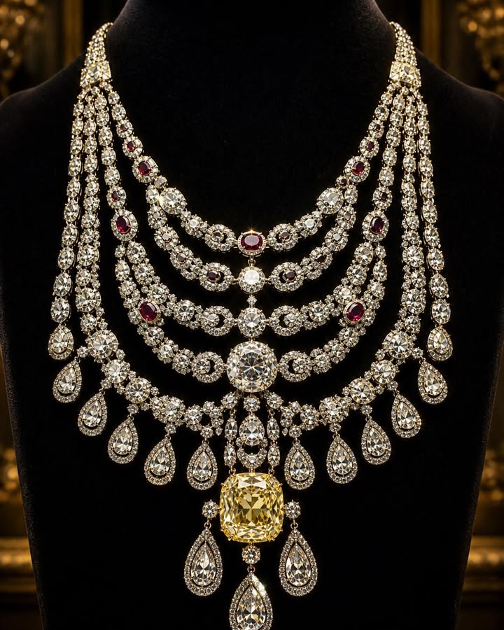 ꧁ Jewels of Hindustan: Royal Treasures | The Patiala Necklace – Cartier’s Grandest Creation for the Maharaja of Patiala ꧂.