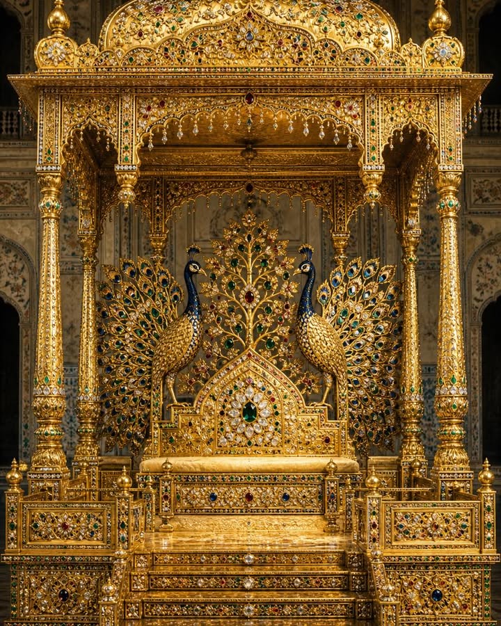 ꧁ Jewels of Hindustan: Royal Treasures | The Peacock Throne, Delhi – The Crown of Mughal Grandeur ꧂ .