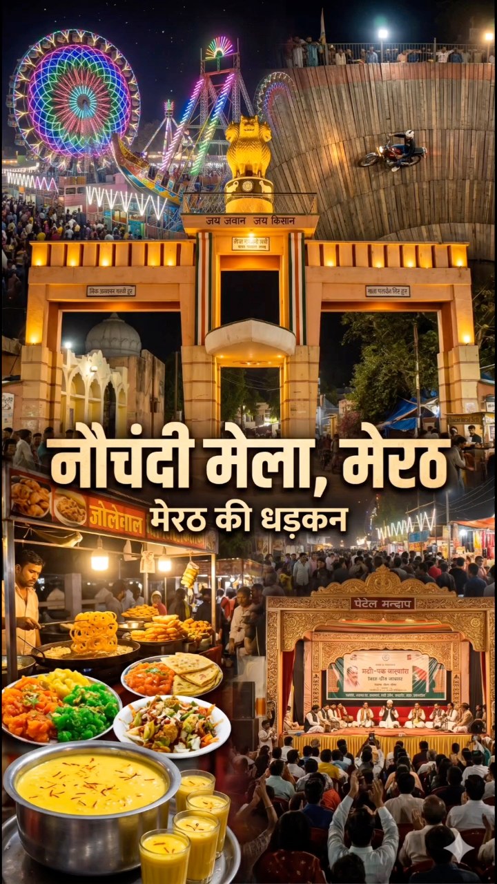 नौचंदी मेला, मेरठ — जहाँ आस्था, व्यापार, स्वाद और यादें एक स