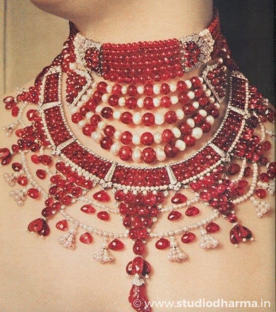 Patiala ruby choker.