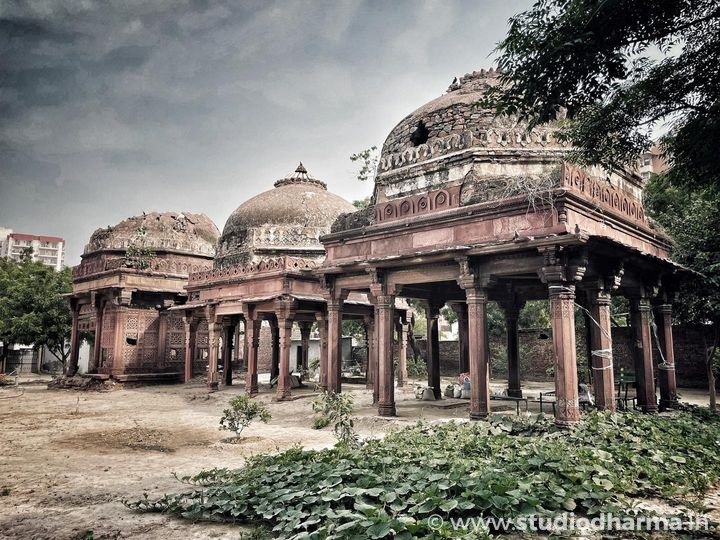 Teen Chhatris | Hazire, Makanpur Village, Indrapuram,Ghazibad.