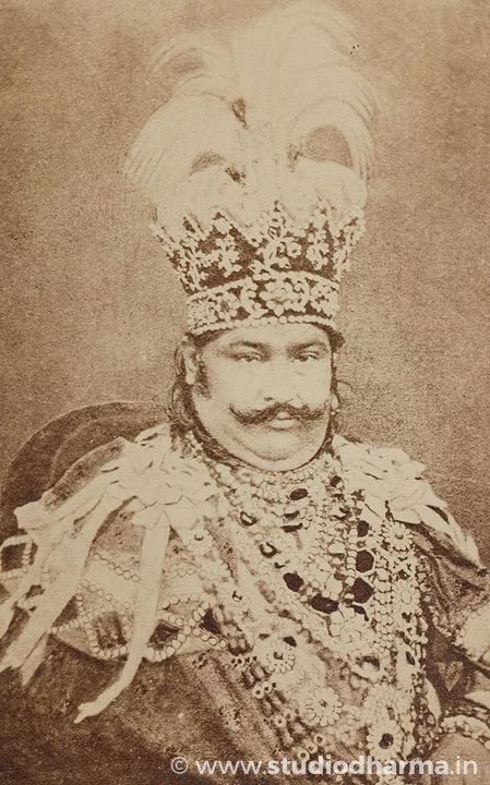 His Majesty Badshah-e-Awadh Shah-e-Zaman Nasir-ud-din Sikandar Jah Muhammad Wajid Ali Shah, King of Awadh, c.