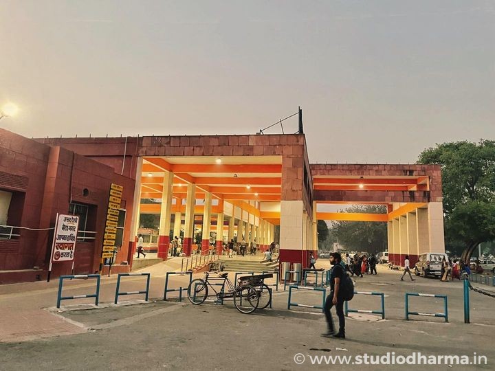 Some glimpse of today's city railway station Meerut .