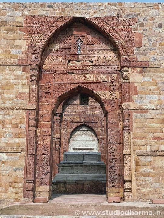 THE TOMB OF ILTUTMISH FOUNDER OF THE DELHI SULTANATE.