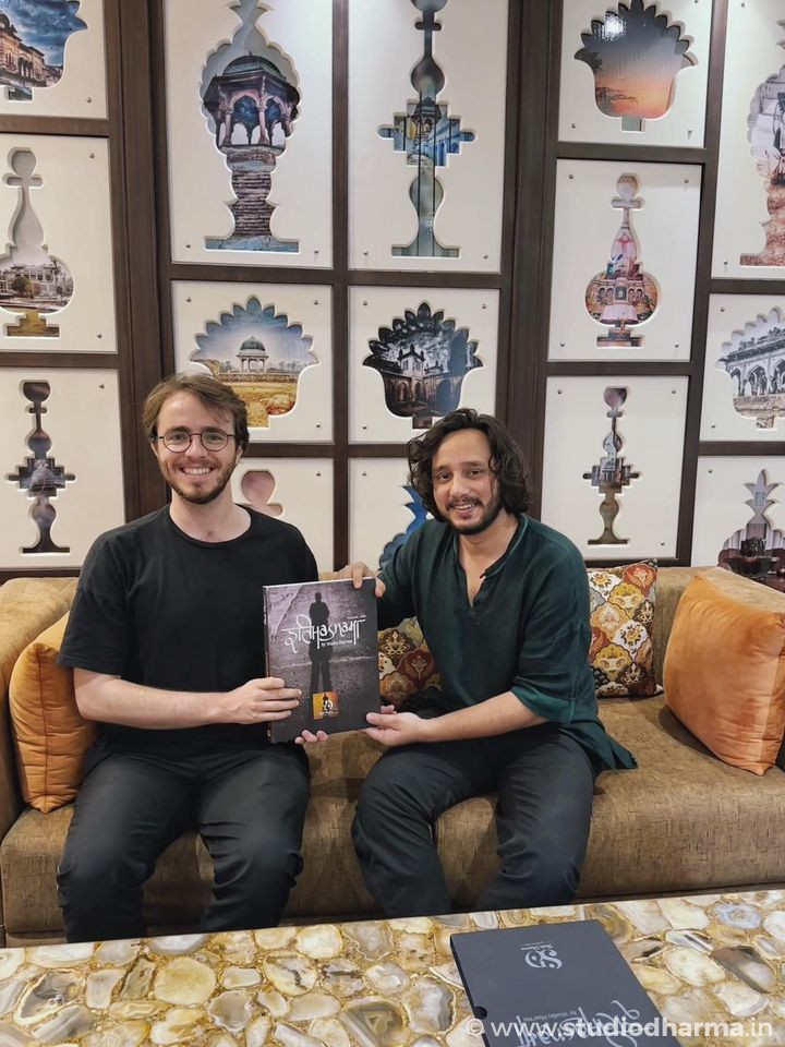 How about if you got the opportunity to meet your favourite person, the person whose work you admire most, It's an honour to give Mr Sam Dalrymple of Travelsofsameise and Mr Shah Umair of Sikkawala Studio Dharma's most renowned coffee table book.