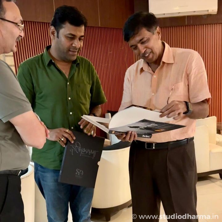 Such an honor to present the prestigious coffee table book by StudioDharma to Mr.